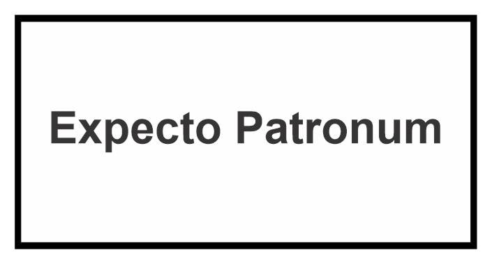 استیکر سوشالی Expecto Patronum