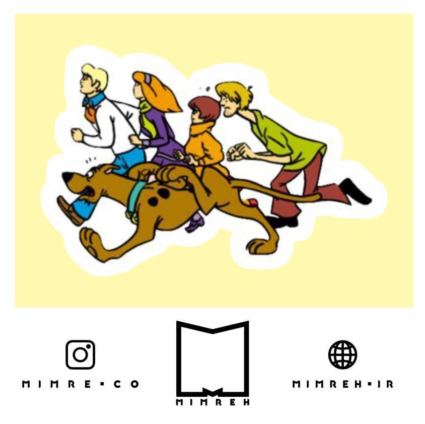 استیکر scooby-doo
