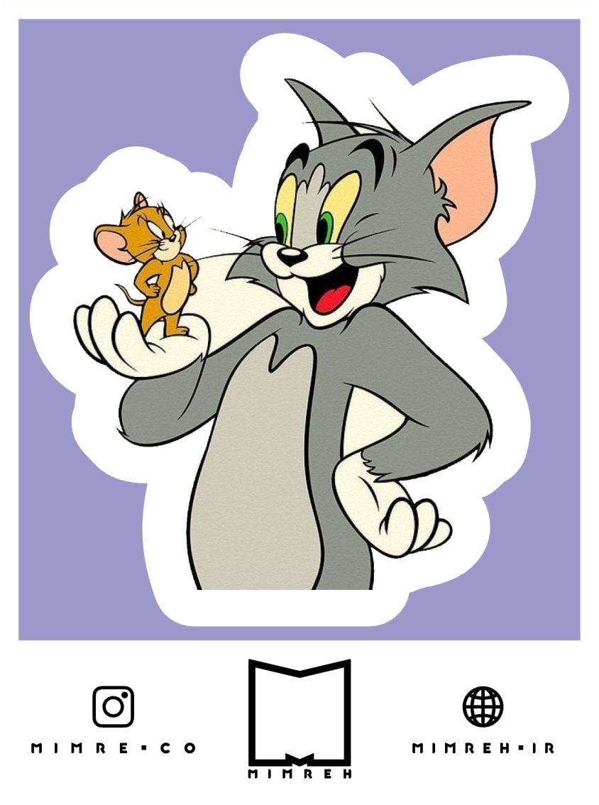 استیکر tom & jerry