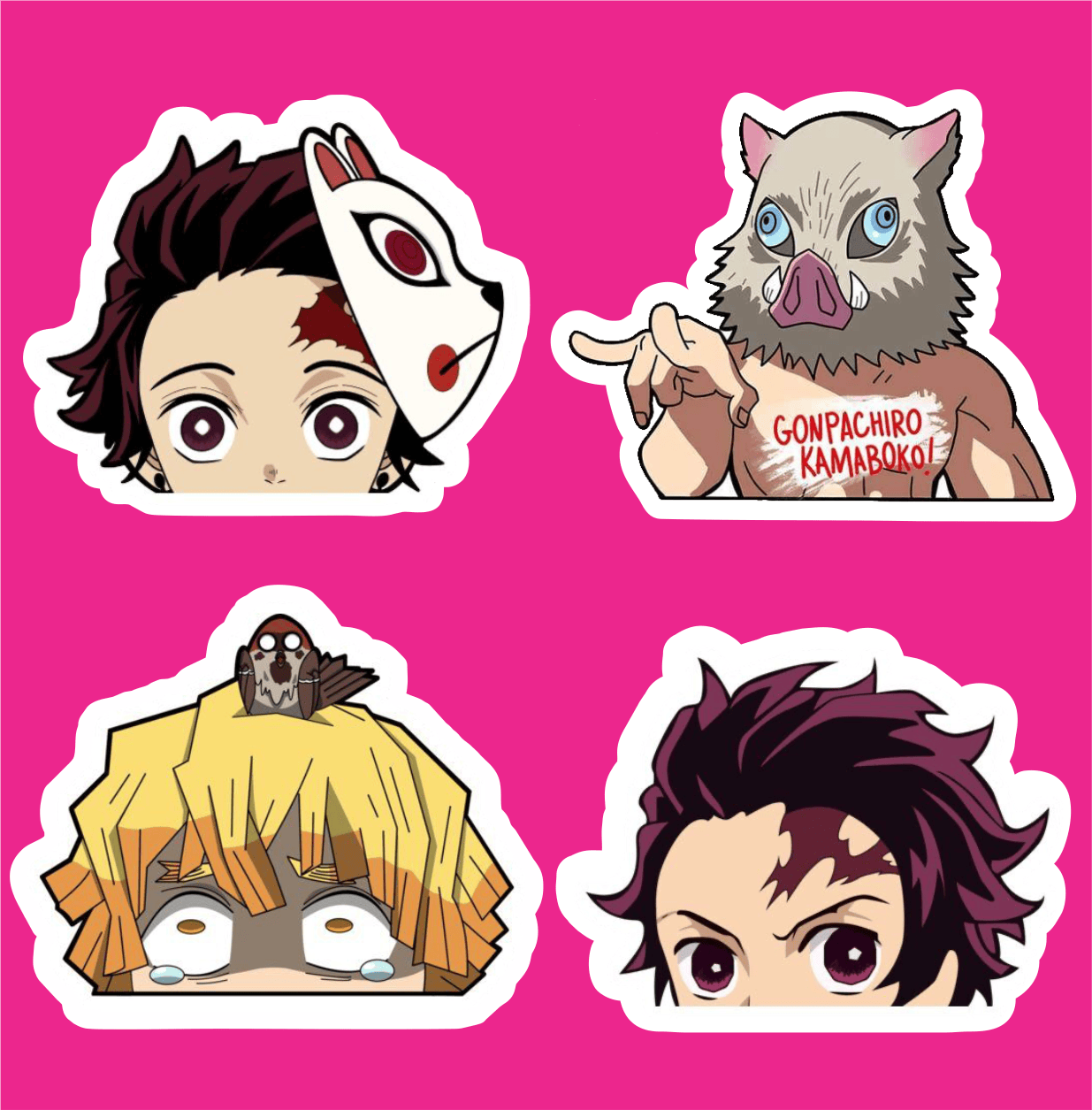 پک استیکر Anime - Demon Slayer 2