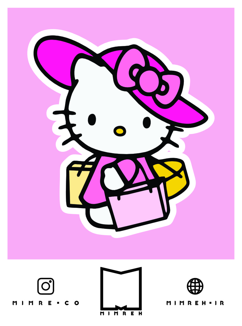 استیکر Hello kitty15