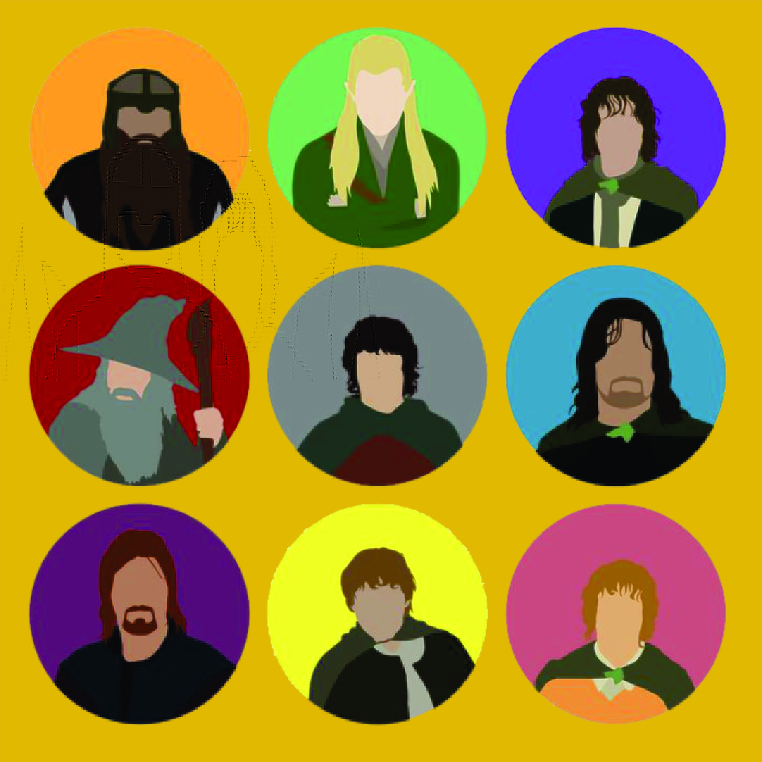 استیکر پک Lord of the Rings2
