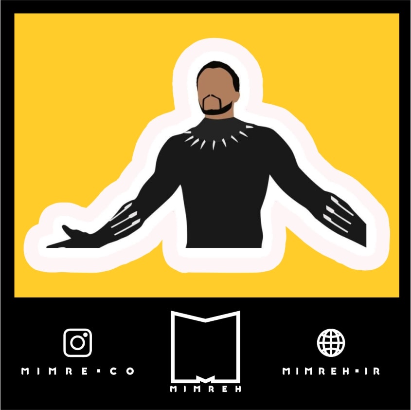 استیکر Black panther