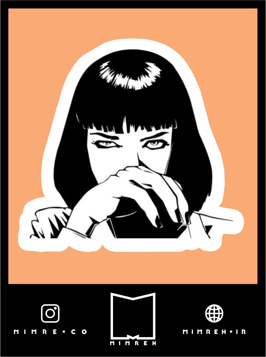 استیکر Pulp fiction