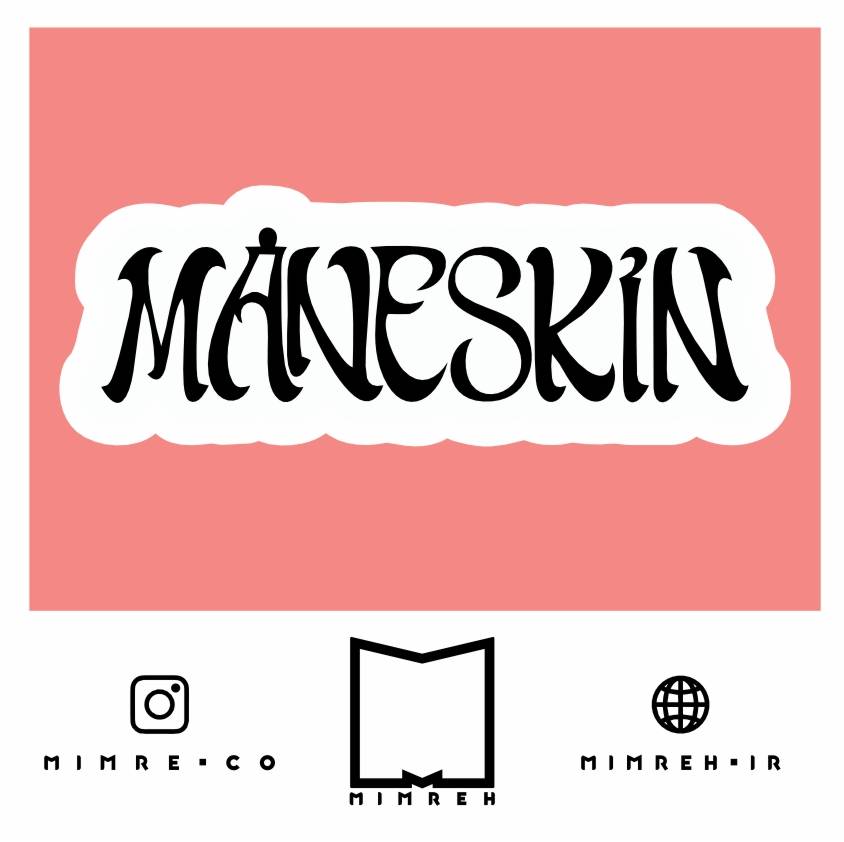 استیکر بند maneskin