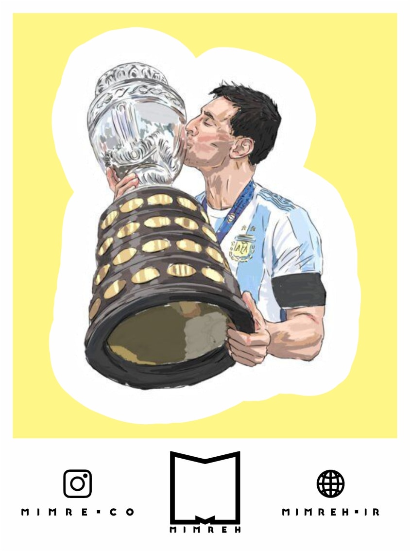 استیکر Messi