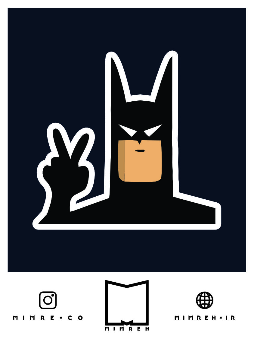 استیکر Bat Man3