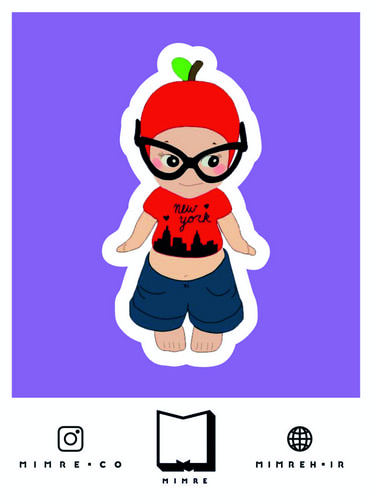 استیکر cute57