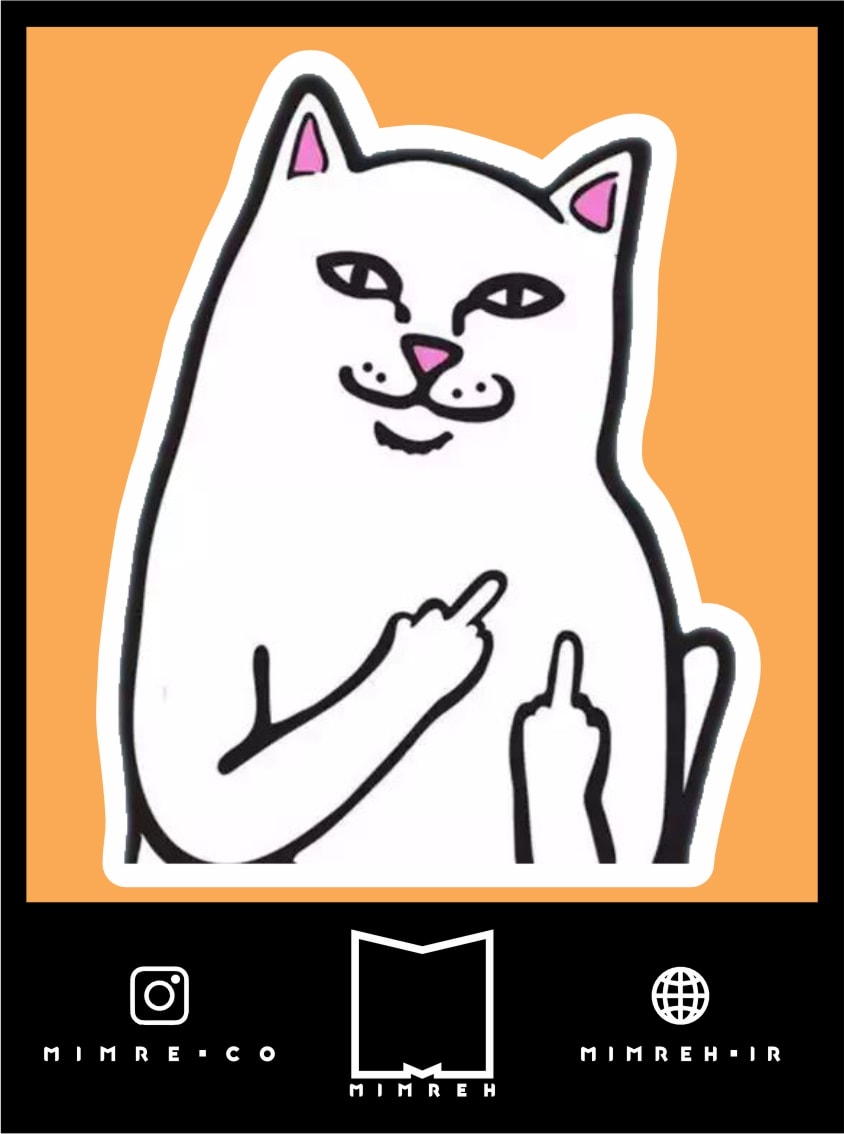 استیکر Cat Meme