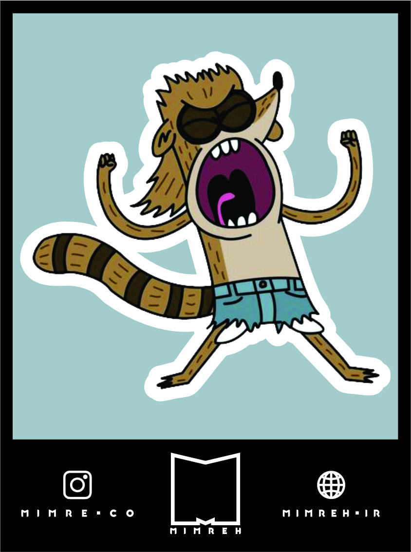 استیکر Rigby