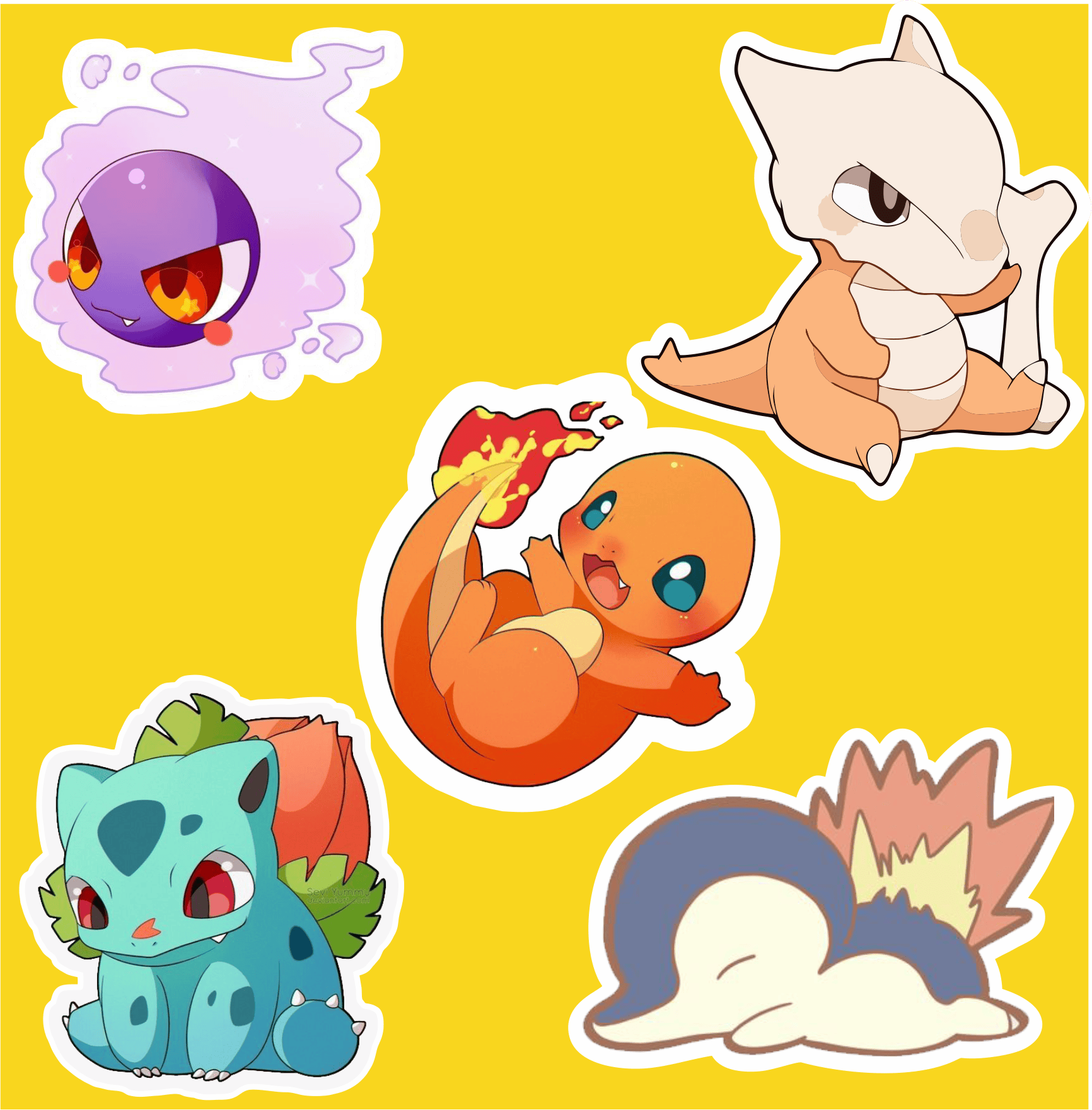 پک استیکر 1 Anime - pokemon