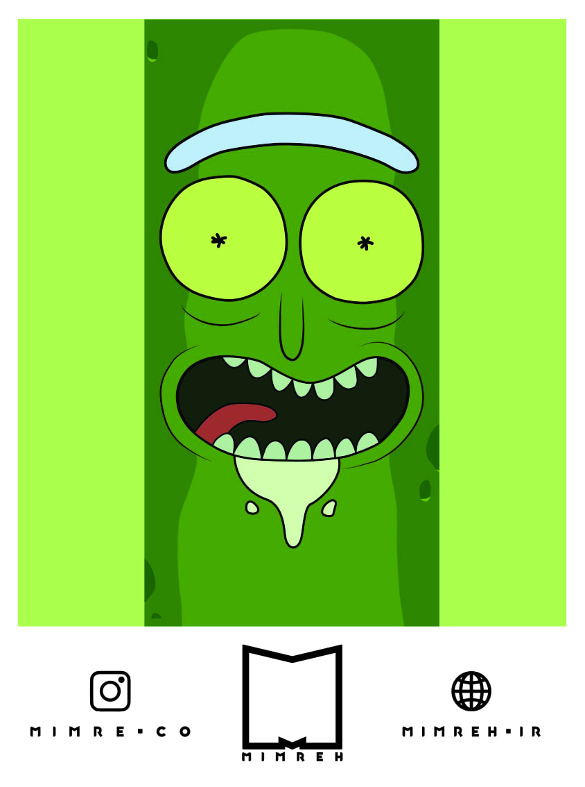 استیکر rickandmorty19