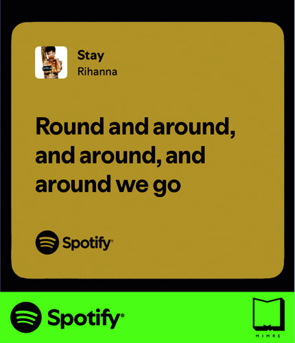 استیکر متن اسپاتیفای spotify12