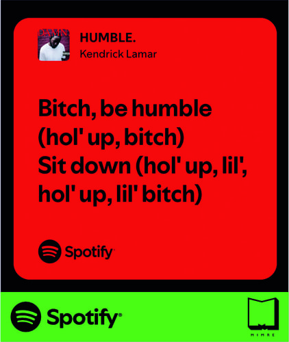 استیکر متن اسپاتیفای spotify95