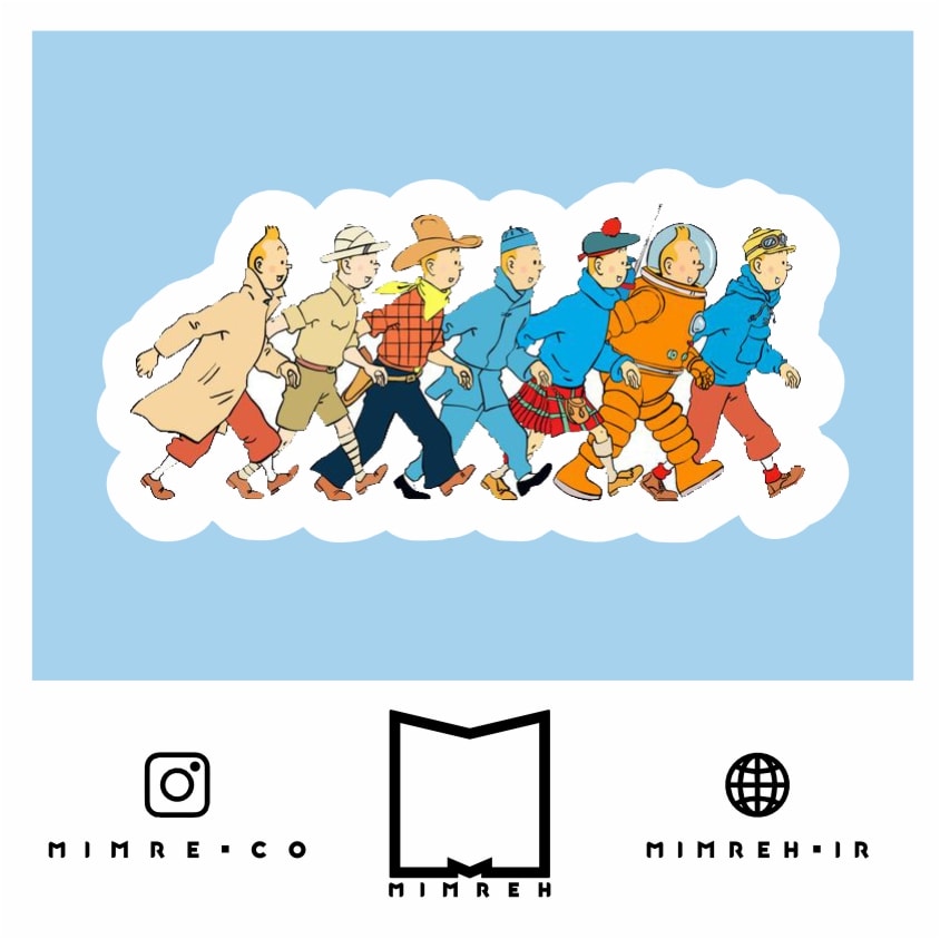 استیکر Tintin8