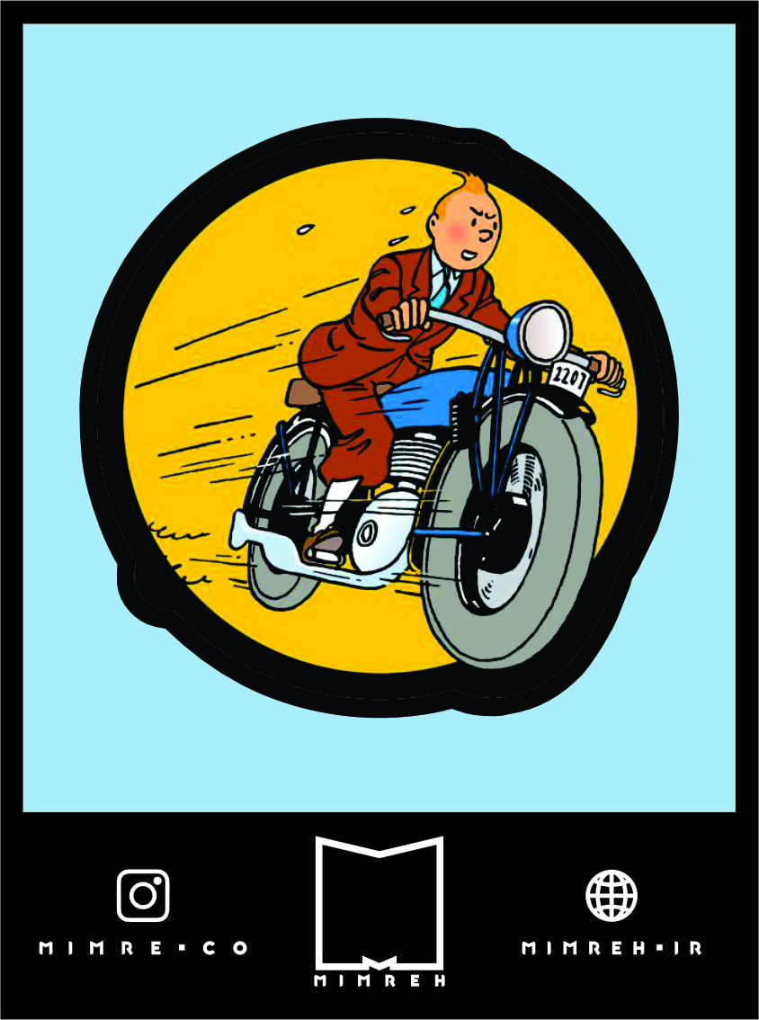استیکر Tintin9