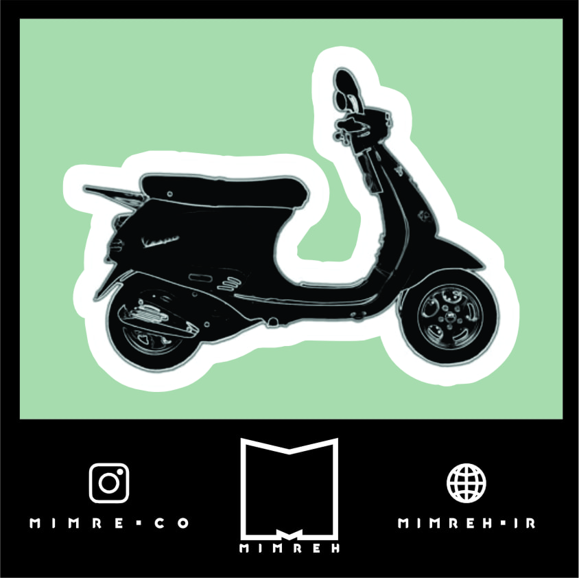 استیکر Vespa4