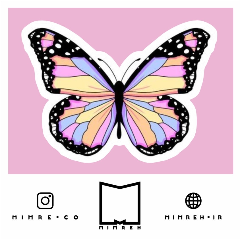 استیکر butterfly