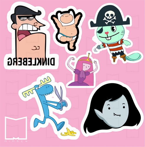پک استیکر animation 12