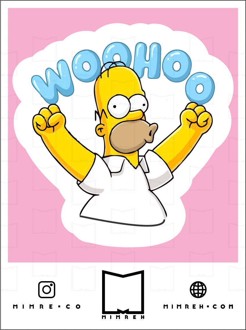 استیکر simpsons7-1