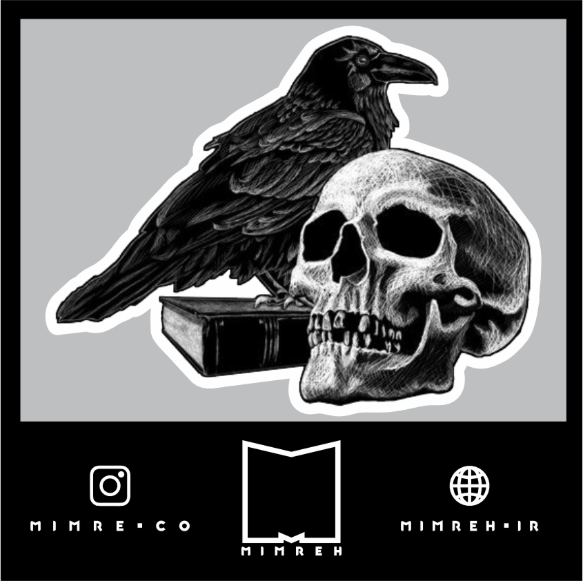 استیکر skeleton - Raven