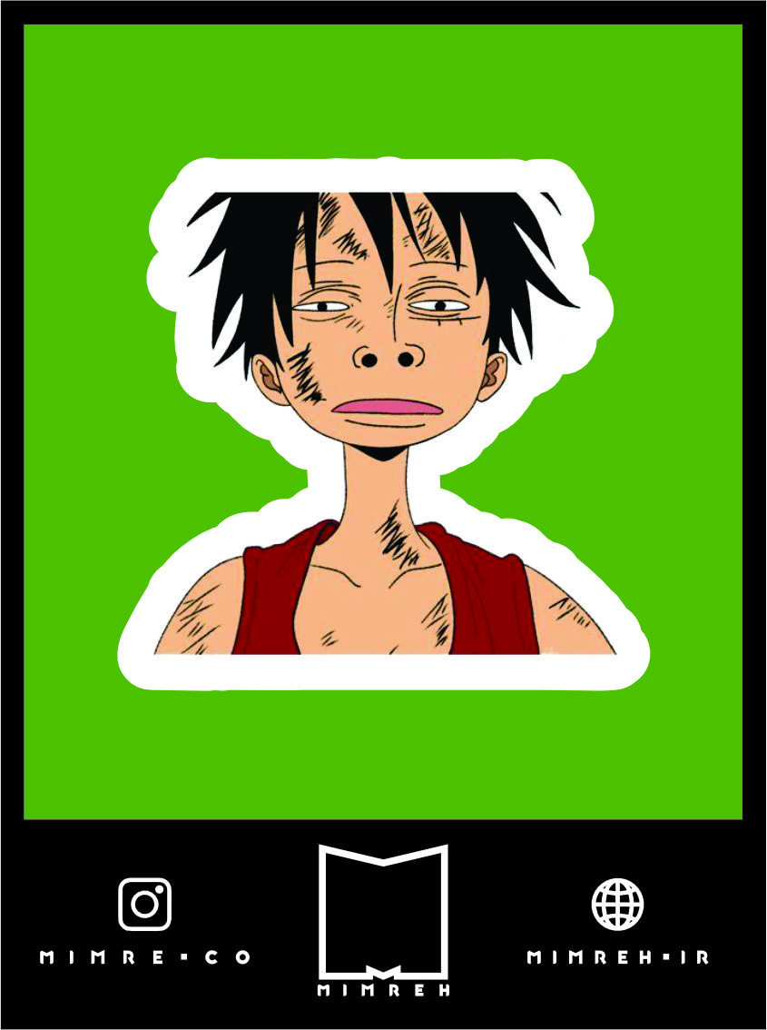 استیکر luffy fun