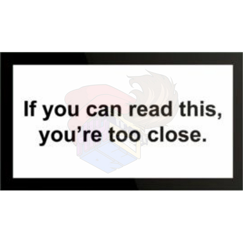 استیکر سوشالی If you can read this ,you're too close