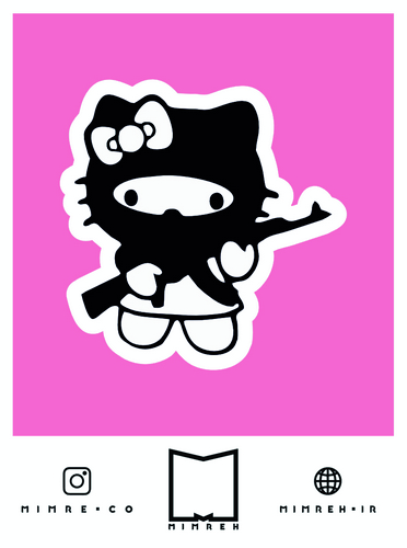 استیکر Hello kitty33