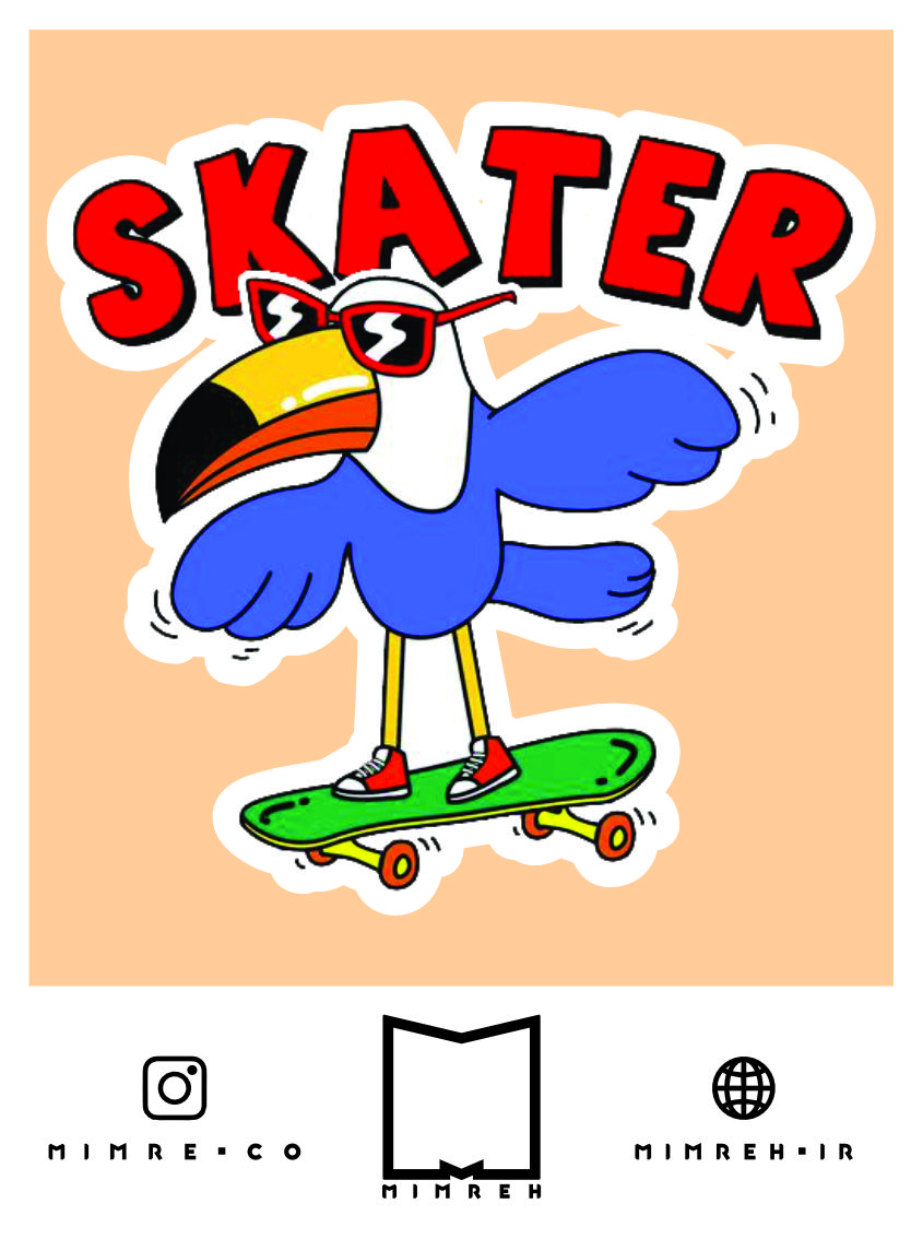 استیکر Skate