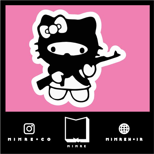 استیکر Hello kitty33
